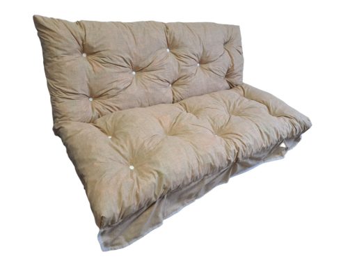 Hintaágy párna 130 cm 3 részes Bézs