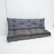 Hintaágy párna 130 cm 3 részes Szürke