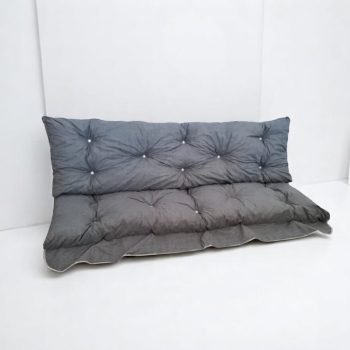 Hintaágy párna 130 cm 2 részes Szürke