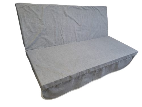 Hintaágy párnalap 130 cm 3 részes szürke színben