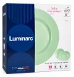 Luminarc Plumi Paradise Green 18 részes étkészlet 6 személyre mentazöld edzett opálüveg