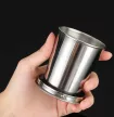 Összecsukható rozsdamentes pohár 150ml-es