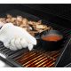 0,5 literes öntöttvas BBQ Szószos lábas szilikon ecsettel 12x6,5cm