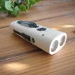Bicikli lámpa és powerbank fehér