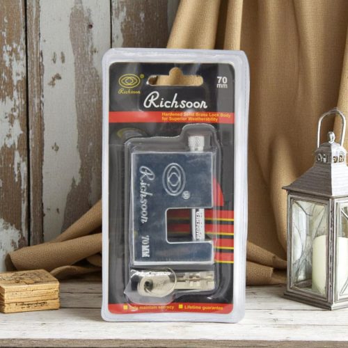 Biztonsági lakat U alakú 70mm, 3 kulccsal