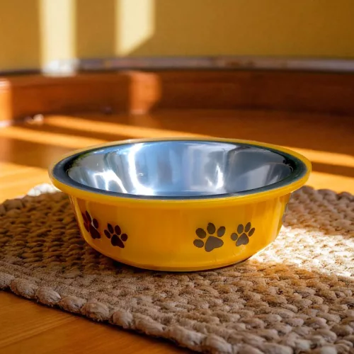 Kisállat tál 14 cm-es, 350 ml ─ arany