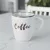 Kávésbögre 'Coffee' felirattal - 220 ml, szürke színben