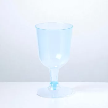 Parti boros pohár 4db, műanyag, 160ml - kék színben