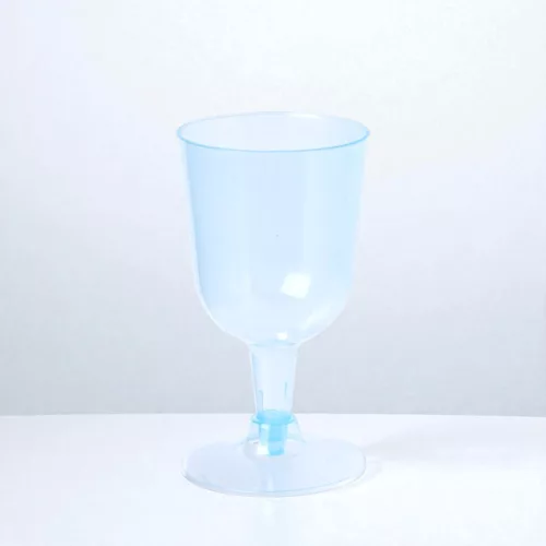 Parti boros pohár 4db, műanyag, 160ml - kék színben
