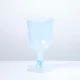 Parti boros pohár 4db műanyag 160ml kék színben 18x7x7 cm