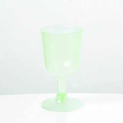 Parti boros pohár 4db, műanyag, 160ml - zöld színben