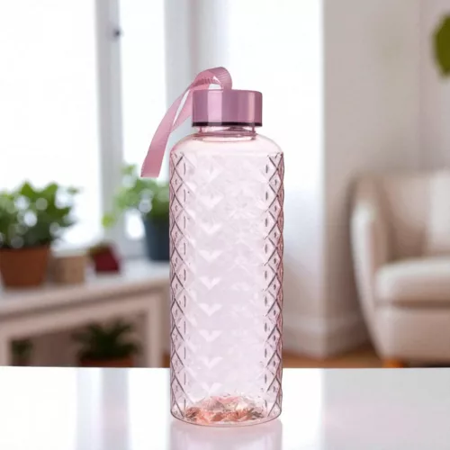 Excellent Houseware díszes kulacs 500ml - rózsaszín színben