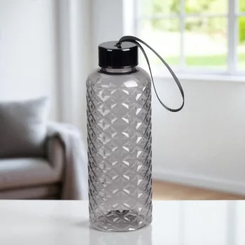 Excellent Houseware díszes kulacs 500ml - fekete színben