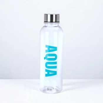  Excellent Houseware feliratos 'Aqua' kulacs 500ml - kékeszöld színben