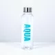 EXCELLENT HOUSWARE feliratos Aqua kulacs 500ml kékeszöld színben 21,5x6,5 cm