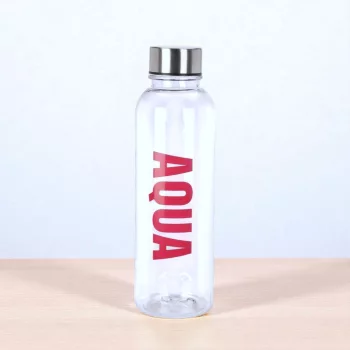   Excellent Houseware feliratos 'Aqua' kulacs 500ml - piros színben