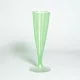 Parti pezsgős pohár 4db műanyag 130ml zöld színben 7x18 cm