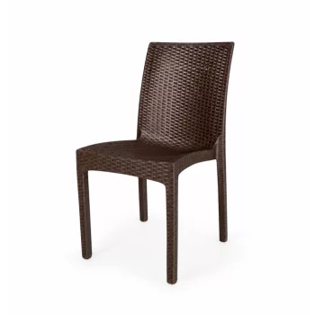 BAREL rattan szék barna 87x44x44 cm