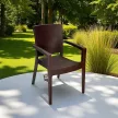 BARAW rattan karfás szék barna 88x59x59 cm