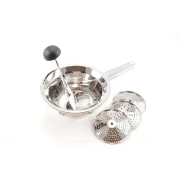   Hal- és paradicsompasszírozó 20 cm 2 betétes EMANUEL rozsdamentes