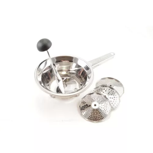 Hal- és paradicsompasszírozó 20 cm 2 betétes EMANUEL rozsdamentes