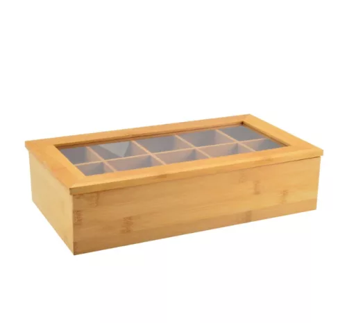 Teafilter tartó 10 rekeszes  20*36 cm Perfect Home