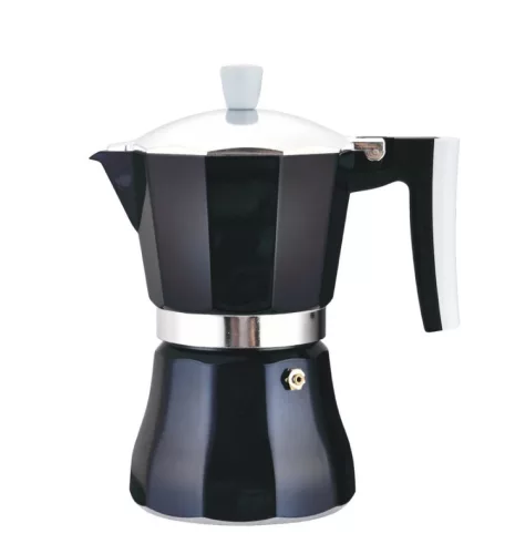 Kotyogós kávéfőző 6 személyes alumínium indukciós Azzurro sötétkék Perfect Home