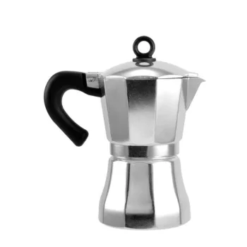   Kotyogós Kávéfőző 6 személyes fényes alumínium Perfect Home