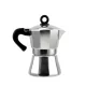 Kotyogós Kávéfőző 3 személyes fényes alumínium Perfect Home