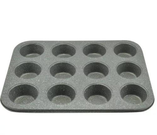 Muffinsütő 12 db-os tapadásmentes bevonattal márványos Perfect Home