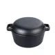 Öntöttvas 2in1 lábas, szeletsütő fedővel 26 cm 5L Perfect Home