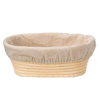   Szakajtó / kenyér kelesztőtál ovális 28*14*7 cm rattan Perfect Home