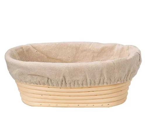 Szakajtó / kenyér kelesztőtál ovális 28*14*7 cm rattan Perfect Home