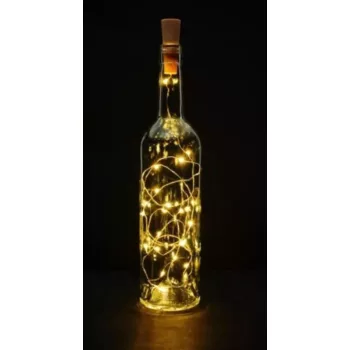 Elemes LED üvegdugó (meleg fehér)
