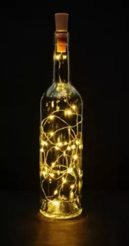 Elemes LED üvegdugó (meleg fehér)
