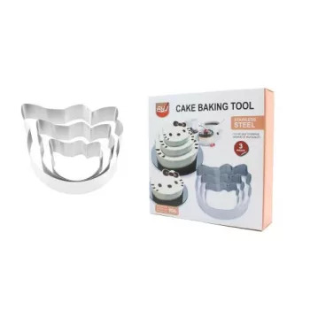 Cicás tortaforma 3 db