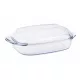 TERMISIL Hőálló edény 4,1 L téglalap alakú 33x21x12 cm
