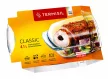 TERMISIL Hőálló edény 4,1 L téglalap alakú 33x21x12 cm
