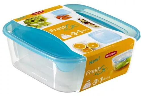 Fresh&Go ételtartó doboz szett 4db-os