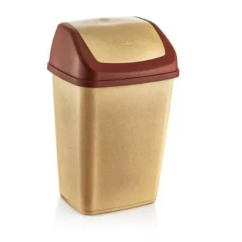 Billenős szemetes 35 literes barna