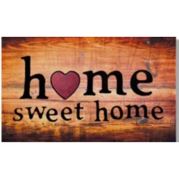 Lábtörlő "Home sweet home" mintával