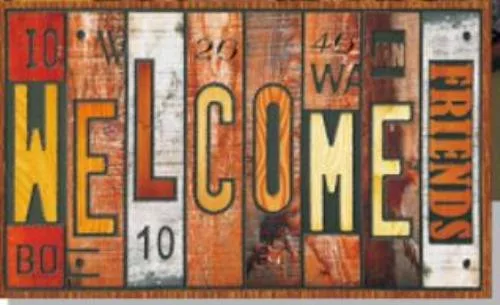Lábtörlő Welcome felirattal