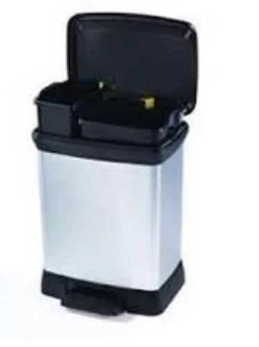 Curver Duo Deco pedálos szelektív szemetes