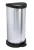 Curver fémhatású pedálos szemetes 40L 68x34,9x28,2 cm fém-fekete