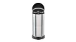 Curver fémhatású pedálos szemetes 40L 68x34,9x28,2 cm fém-fekete