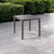 KING kerti asztal barna rattan hatású 79x79x72 cm