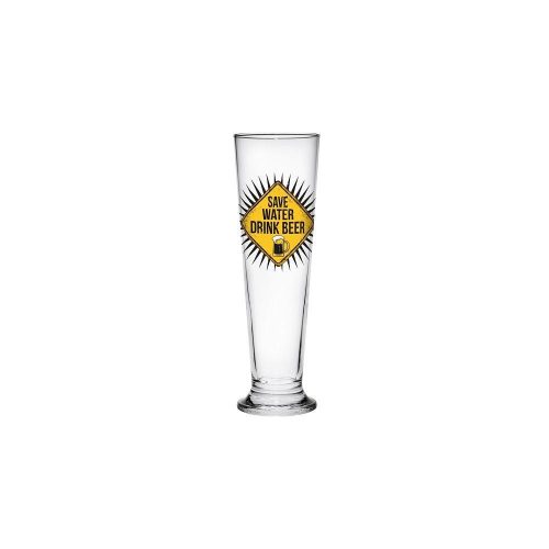 Cerve SIENA talpas sörös pohár 0,4 liter "SAVE WATER DRINK BEER"