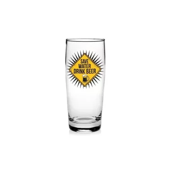   WILLIGLASS sörös pohár 49 cl "SAVE WATER DRINK BEER"