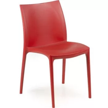 ZIP kerti szék műanyag piros 46x54x82 cm