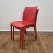 ZIP kerti szék műanyag piros 46x54x82 cm